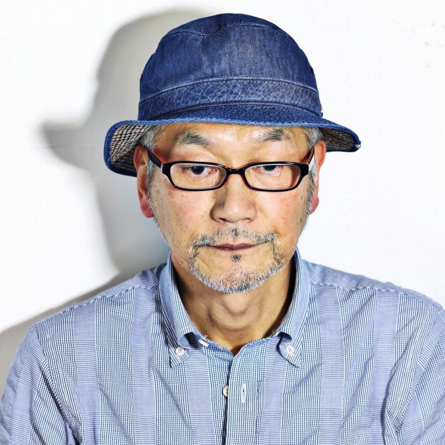 DAKS（ダックス） インディゴデニム サファリハット メンズ 父の日