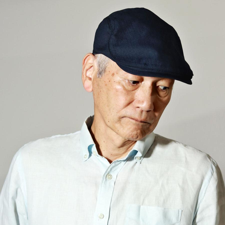 DAKS（ダックス） ハンチング リネン混 涼しい 裏地メッシュ メンズ 春