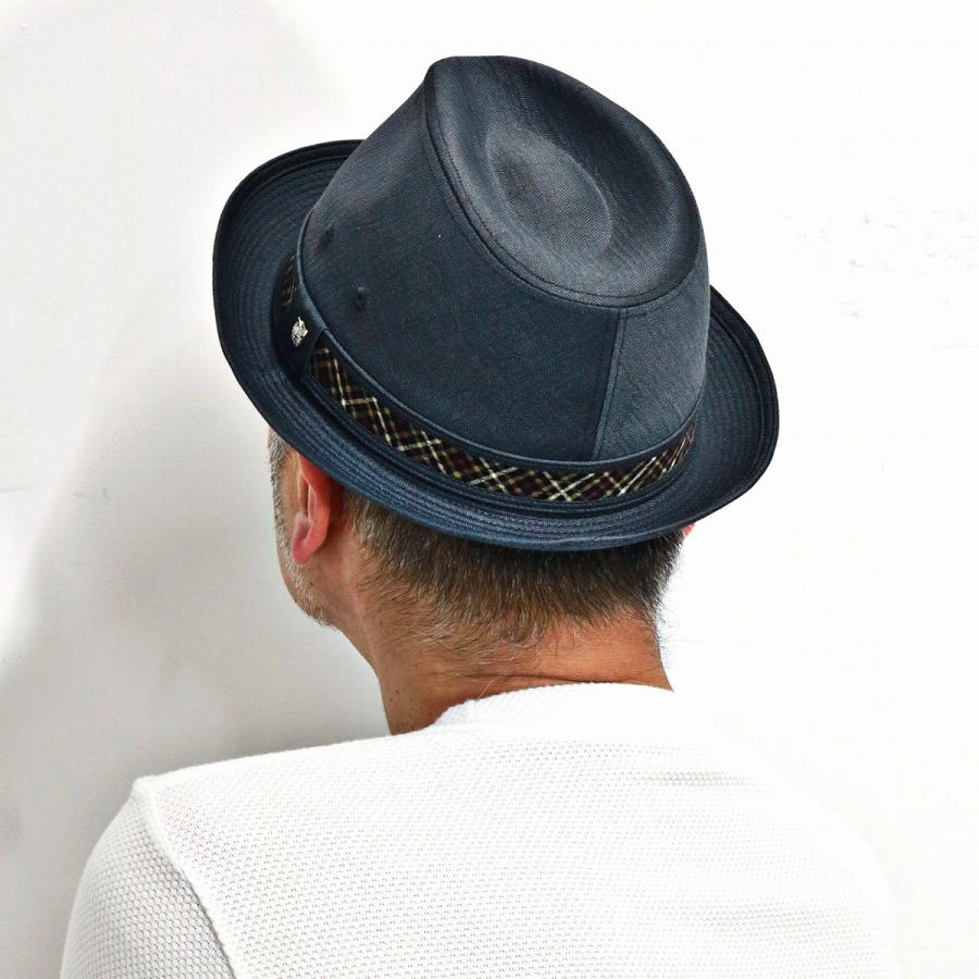 DAKS（ダックス） 中折れハット 帽子 メンズ ヘリンボーン ハット 帽子