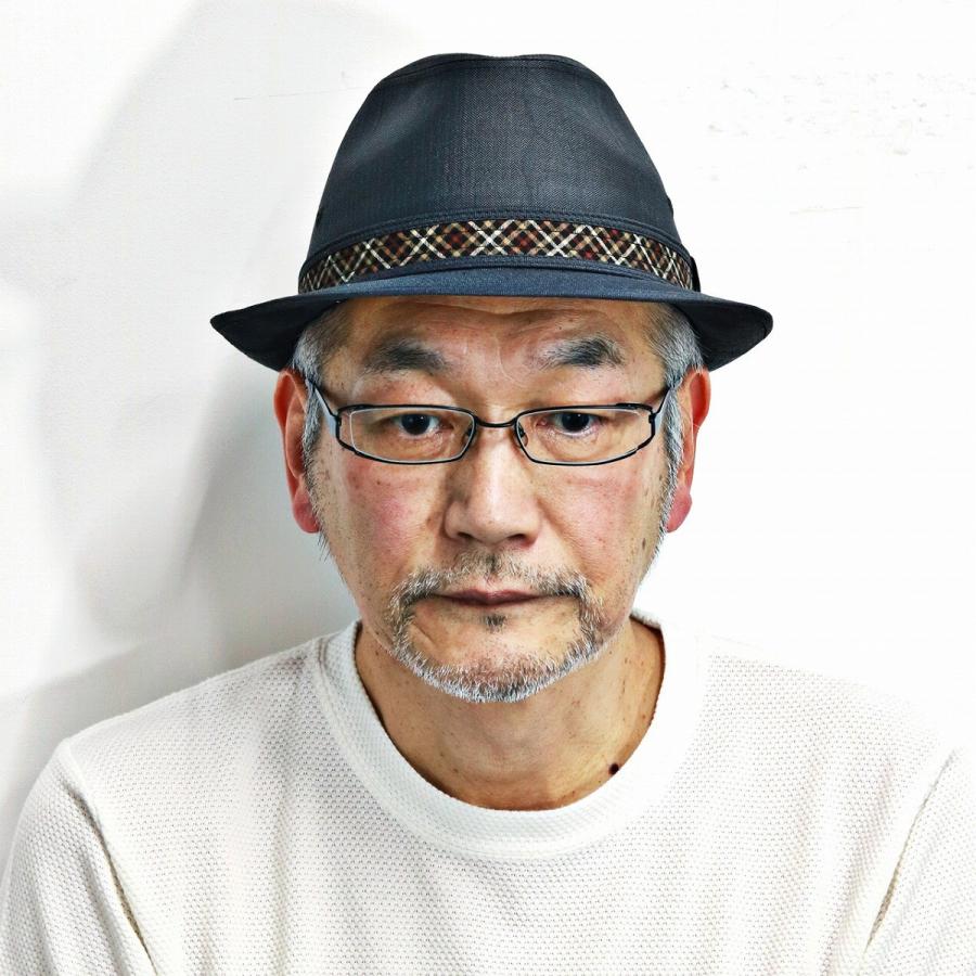 DAKS（ダックス） 中折れハット 帽子 メンズ ヘリンボーン ハット 帽子