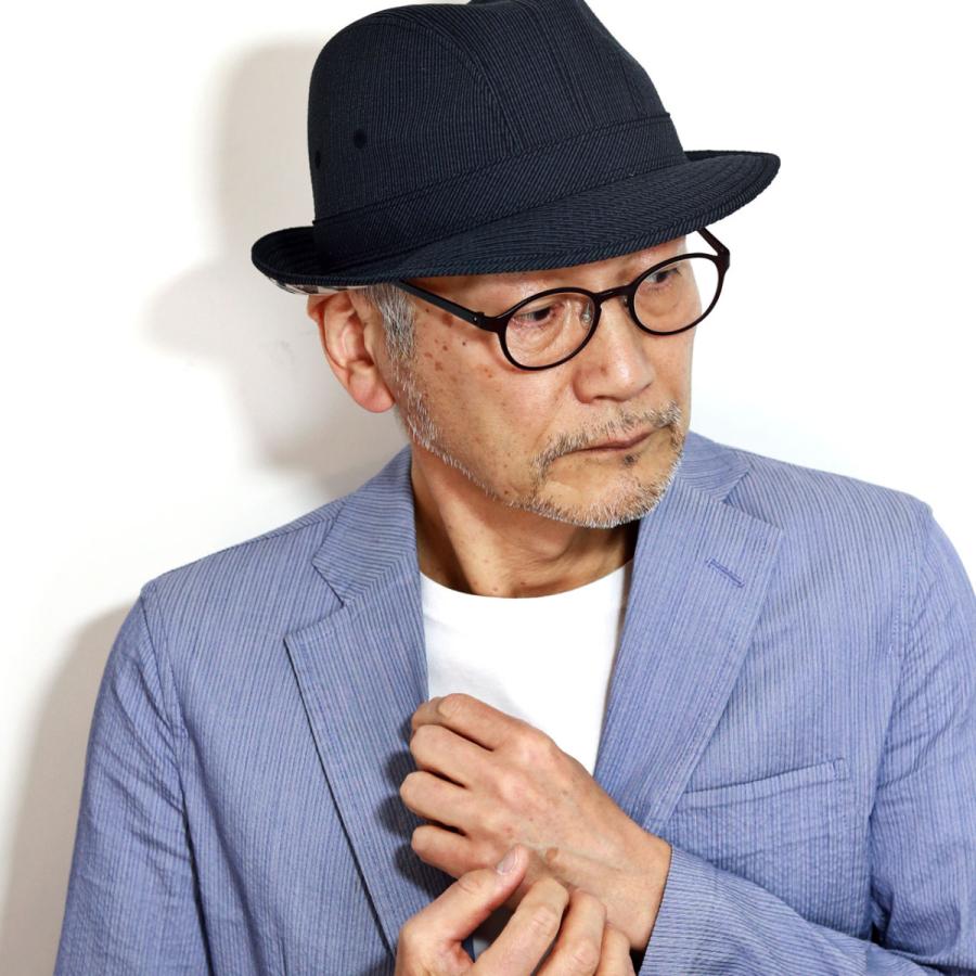 DAKS ハット 中折ハット ブランド ダックス 紳士 帽子 春夏 ストライプ 柔らかい サッカー生地 サイズ調整可能 ベージュ 黒 紺 ブラック ネイビー [ fedora ] [ hat ] 40代 50代 60代 ファッション 父の日 ギフト 男性 誕生日 プレゼント ギフト包装無料 敬老の日 DAKS（ダックス） ハット 中折れハット ブランド 紳士 帽子 春夏