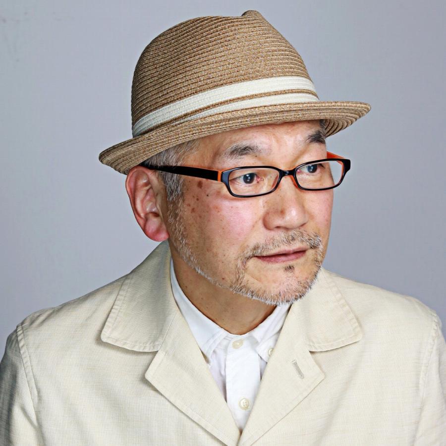 ダックス シルク 細番手 ブレード 中折れ ハット 帽子 サイズ調節 DAKS 中折れ帽 メンズ 春夏 日本製 ナチュラル