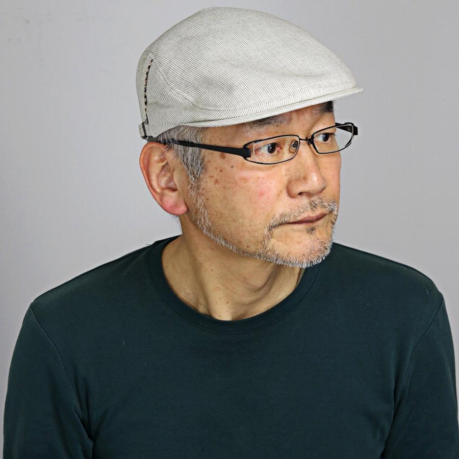 春夏 Daks リフレール ハンチング 涼しい 帽子 メンズ サイズ調節 ダックス チェック柄 レディース 日本製 ベージュ