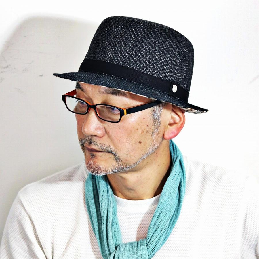 DAKS（ダックス） 春 夏 中折れハット ソフトジェノバ ヘリンボン