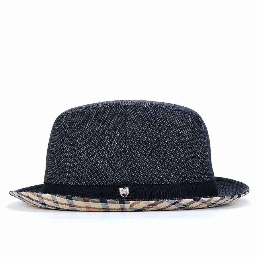 DAKS（ダックス） 春 夏 中折れハット ソフトジェノバ ヘリンボン