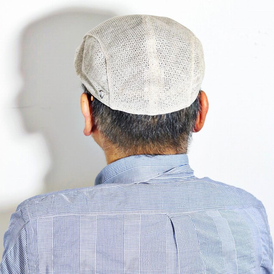 DAKS（ダックス） 春 夏 コットンニット ハンチング 透かし編み 涼しい