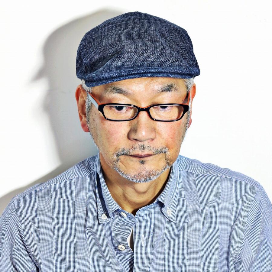 DAKS（ダックス） 春 夏 コットンニット ハンチング 透かし編み 涼しい