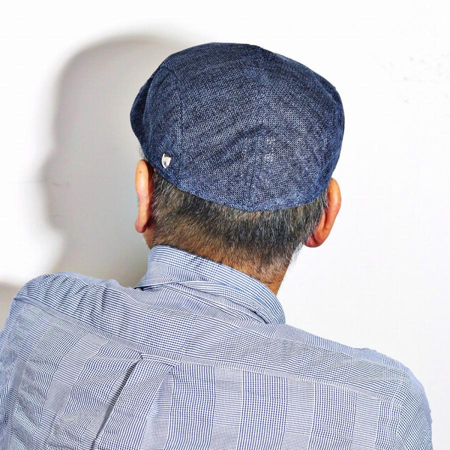 DAKS（ダックス） 春 夏 コットンニット ハンチング 透かし編み 涼しい