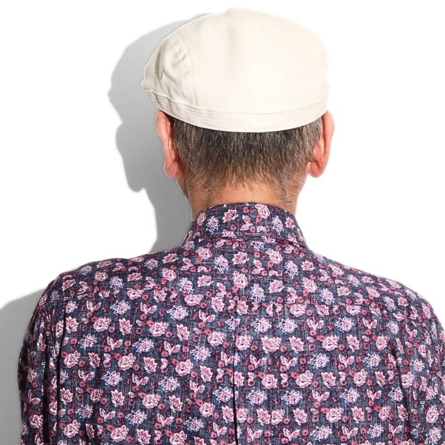 DAKS ダックス ハンチング帽 メンズ 帽子 綿麻プリペラ 春夏 60