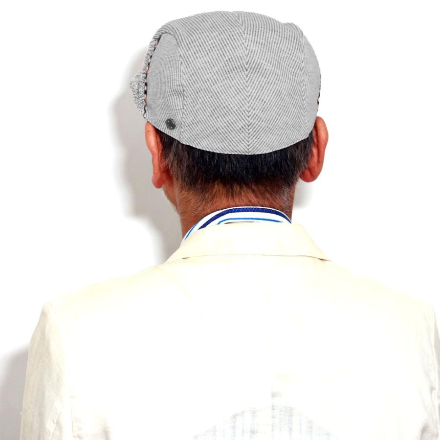 DAKS メンズ ハンチング 帽子 ハンチング帽 春夏 サッカー生地