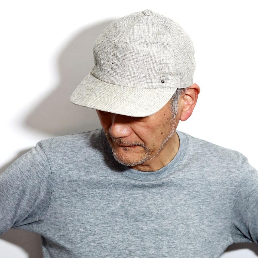 キャップ メンズ ブランド Daks グレンチェック チェック柄 麻 麻生地 野球帽 紳士 40代 50代 60代 ベージュ 父の日 D1671 006 Elehelm帽子通販専門店 通販 Yahoo ショッピング