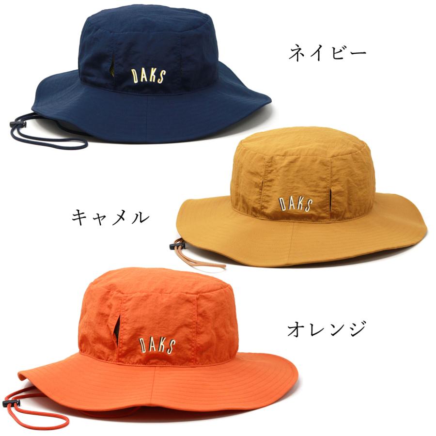 DAKS（ダックス） サハリハット あご紐 帽子 ハット メンズ 折りたたみ