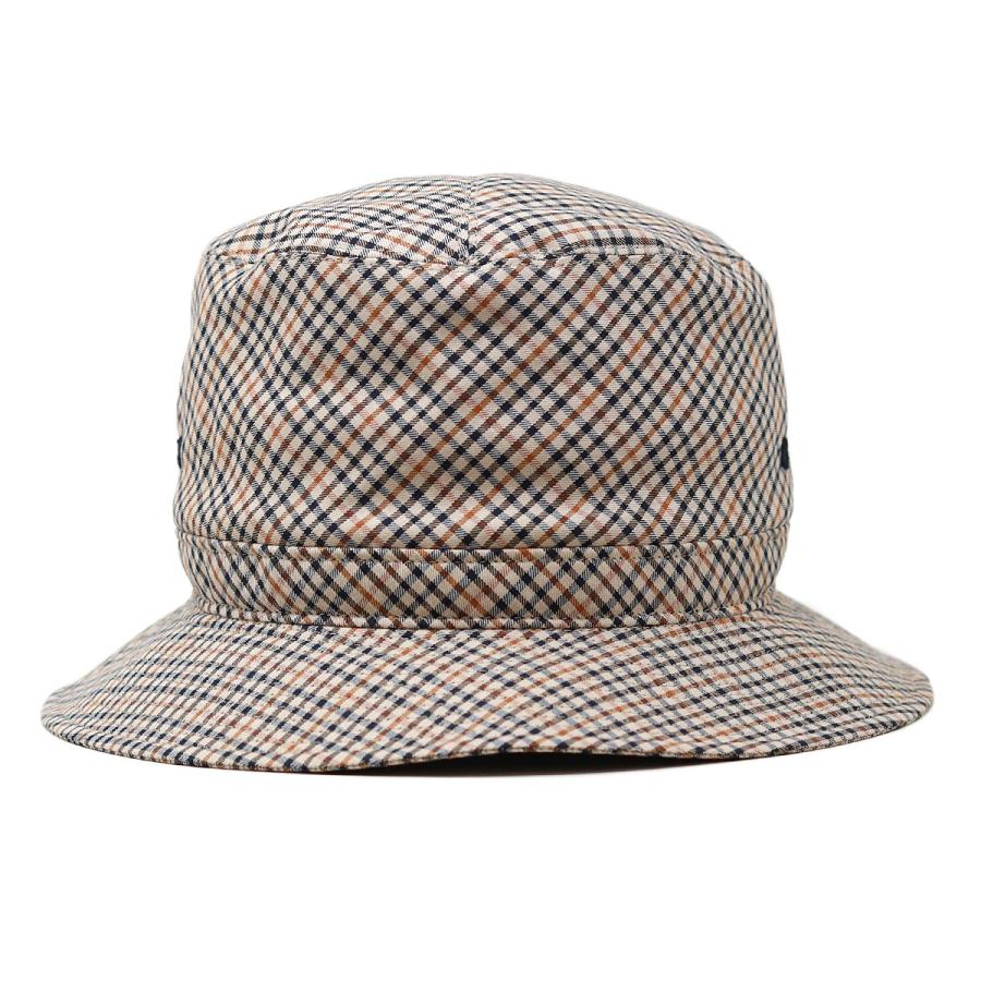 DAKS ダックス 帽子 バケットハット M チェック柄リボン付き 新品・未使用 DAKS（ダックス） バケットハット 帽子 メンズ 春夏 ハット ブランド