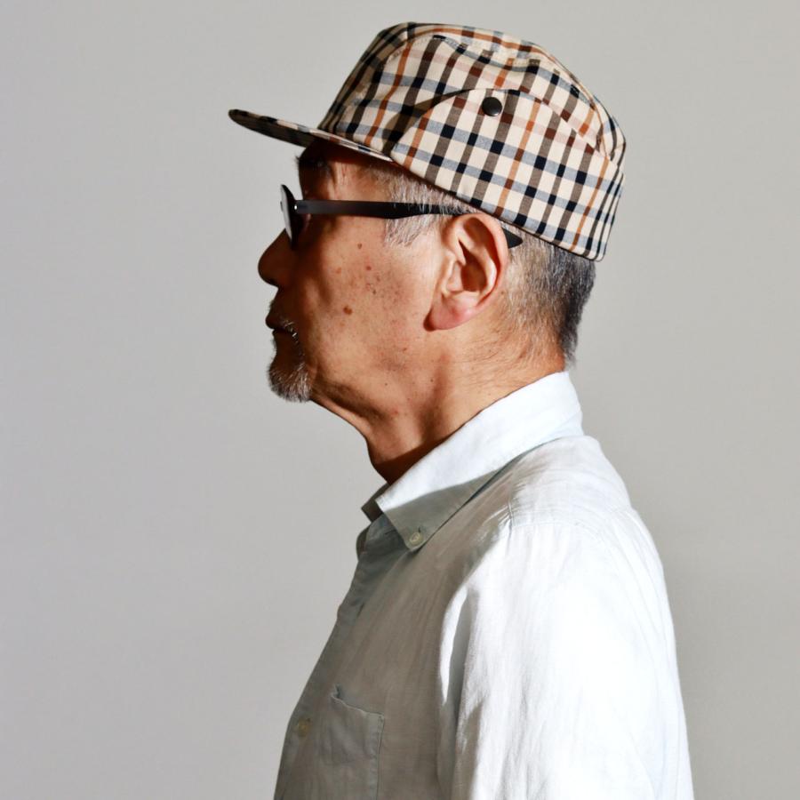 DAKS（ダックス） キャップ チェック ブランド 耳当て付き 帽子