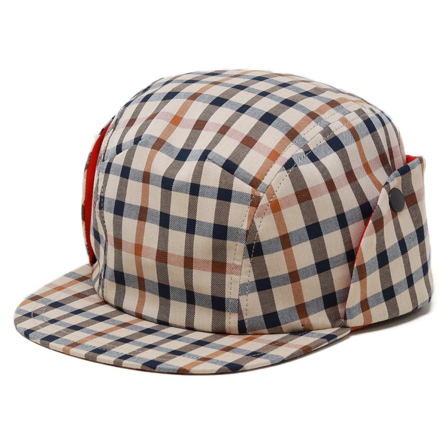 DAKS（ダックス） キャップ チェック ブランド 耳当て付き 帽子