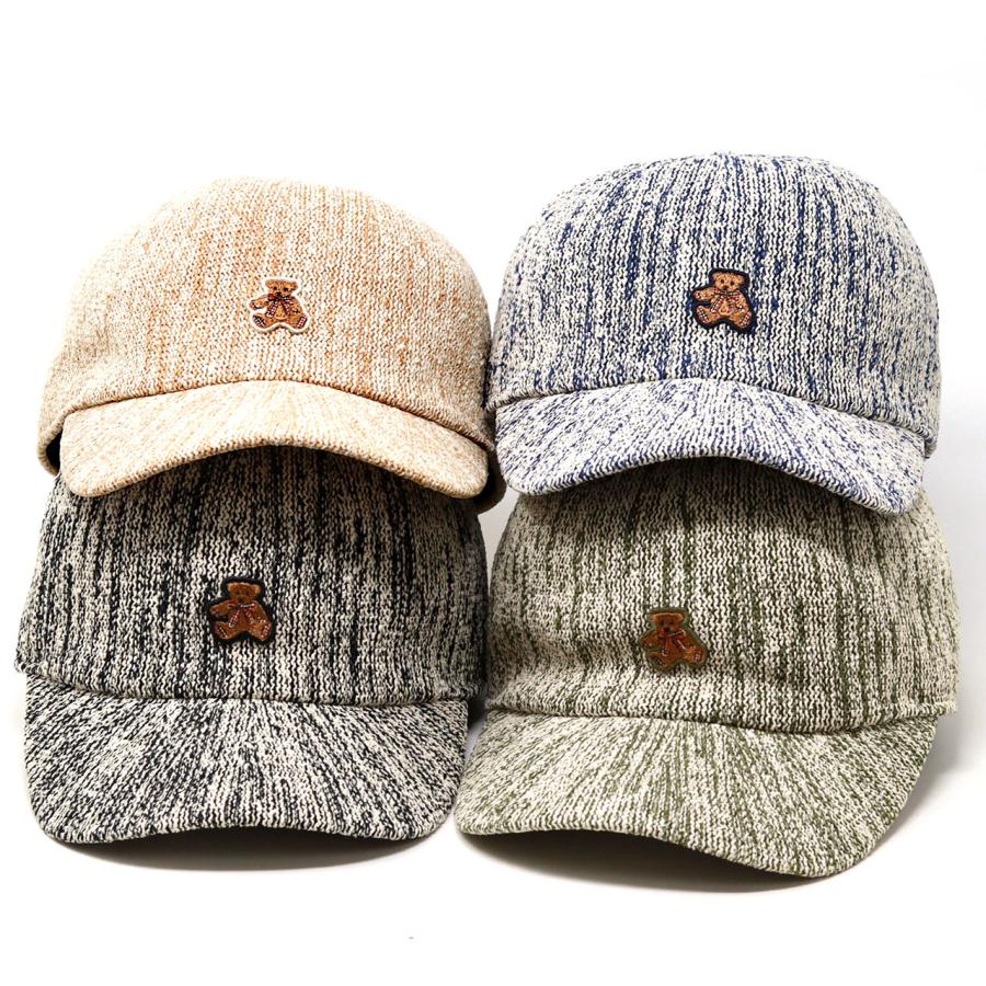 DAKS  くまニット DAKS（ダックス） キャップ メンズ レディース テディベア ワッペン