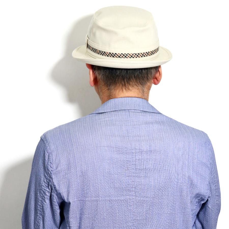 DAKS（ダックス） リネン アルペンハット メンズ 麻 ハット 紳士