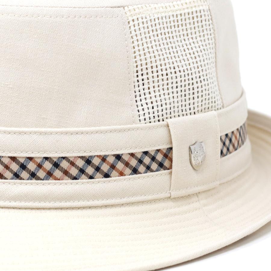 DAKS（ダックス） リネン アルペンハット メンズ 麻 ハット 紳士