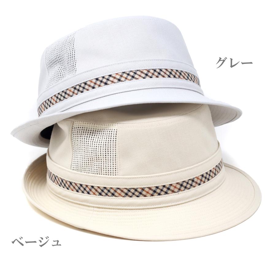 DAKS（ダックス） リネン アルペンハット メンズ 麻 ハット 紳士