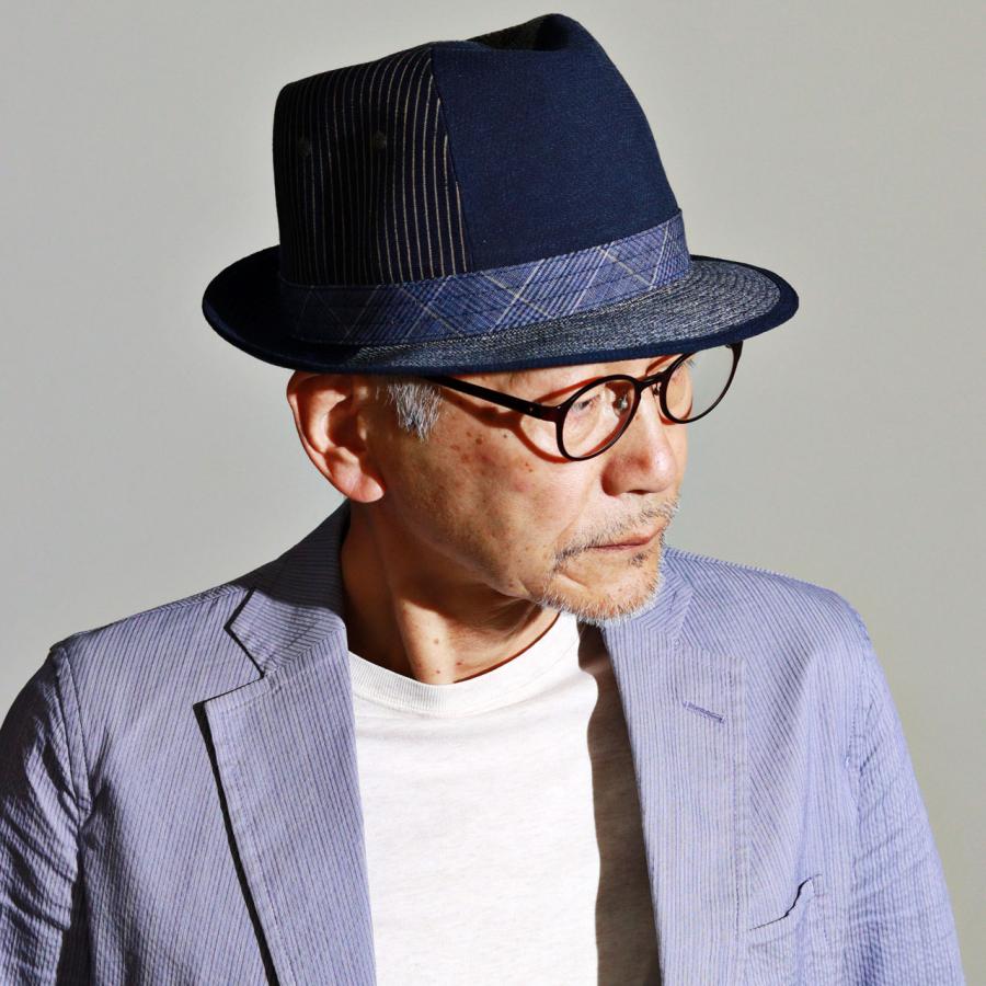 DAKS（ダックス） 中折れハット パッチワーク ハット メンズ 夏 帽子