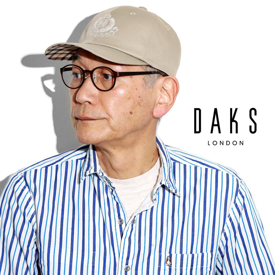 DAKS（ダックス） キャップ 春夏 日よけ 紳士 帽子 ベースボール
