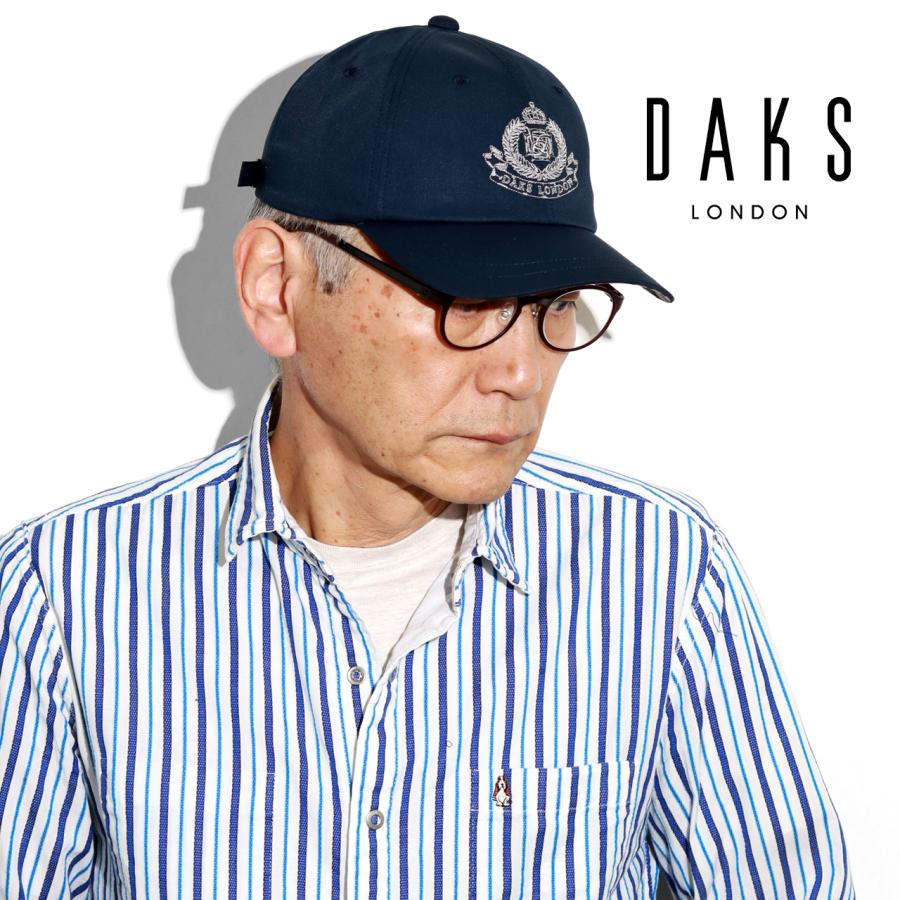 DAKS（ダックス） メンズ 帽子 キャップ 春夏 ブランド フロント刺繍