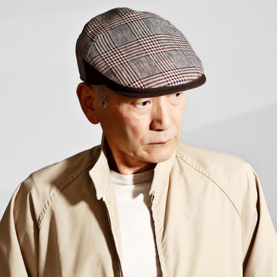 DAKS（ダックス） 帽子 メンズ 春夏 ハンチング帽 チェック 柄