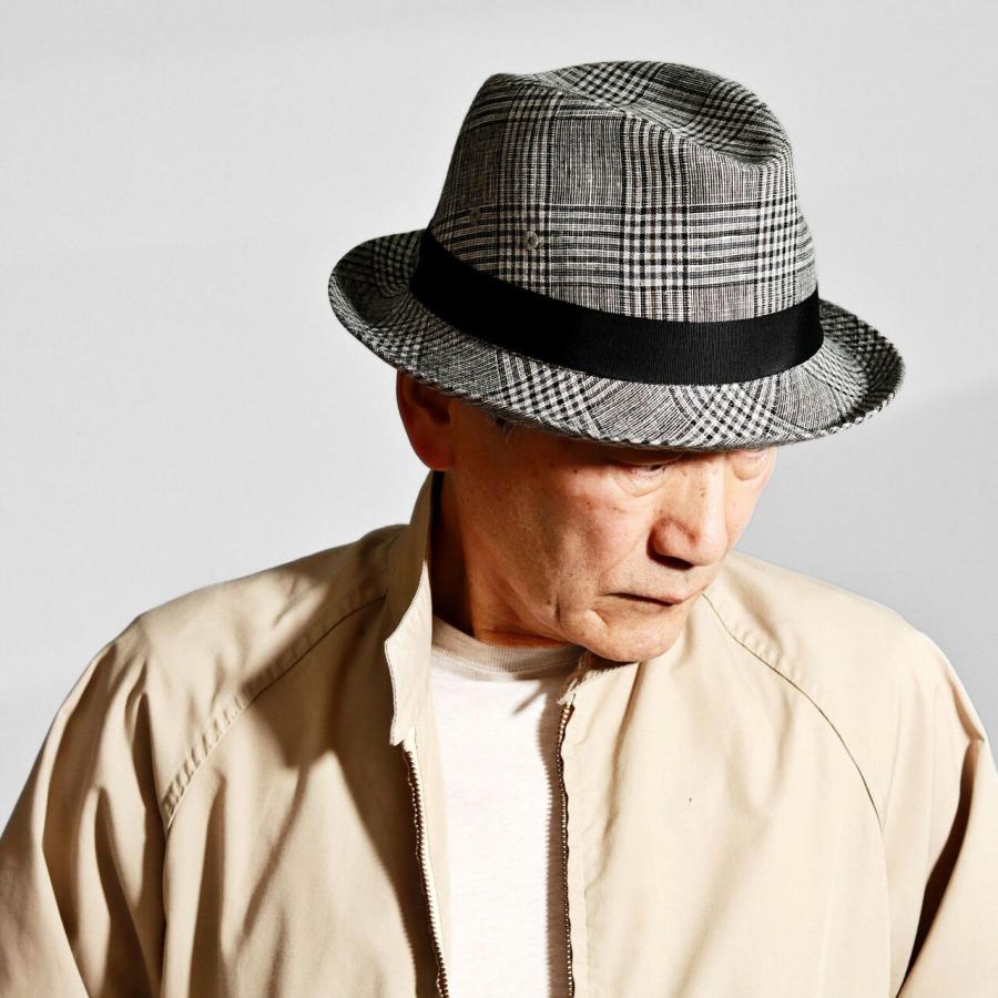 DAKS（ダックス） 中折れハット 涼しい 帽子 メンズ 春夏 麻 大きい