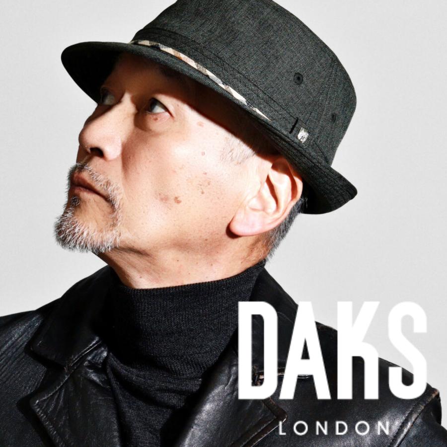 DAKS（ダックス） ハット メンズ 帽子 アルペンハット たためる 紳士帽