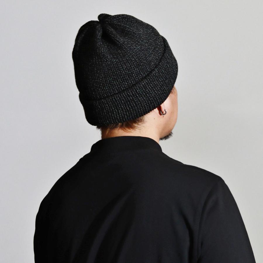 DAKS（ダックス） ニット帽 メンズ 二重編み 杢調 ニット帽子 秋冬
