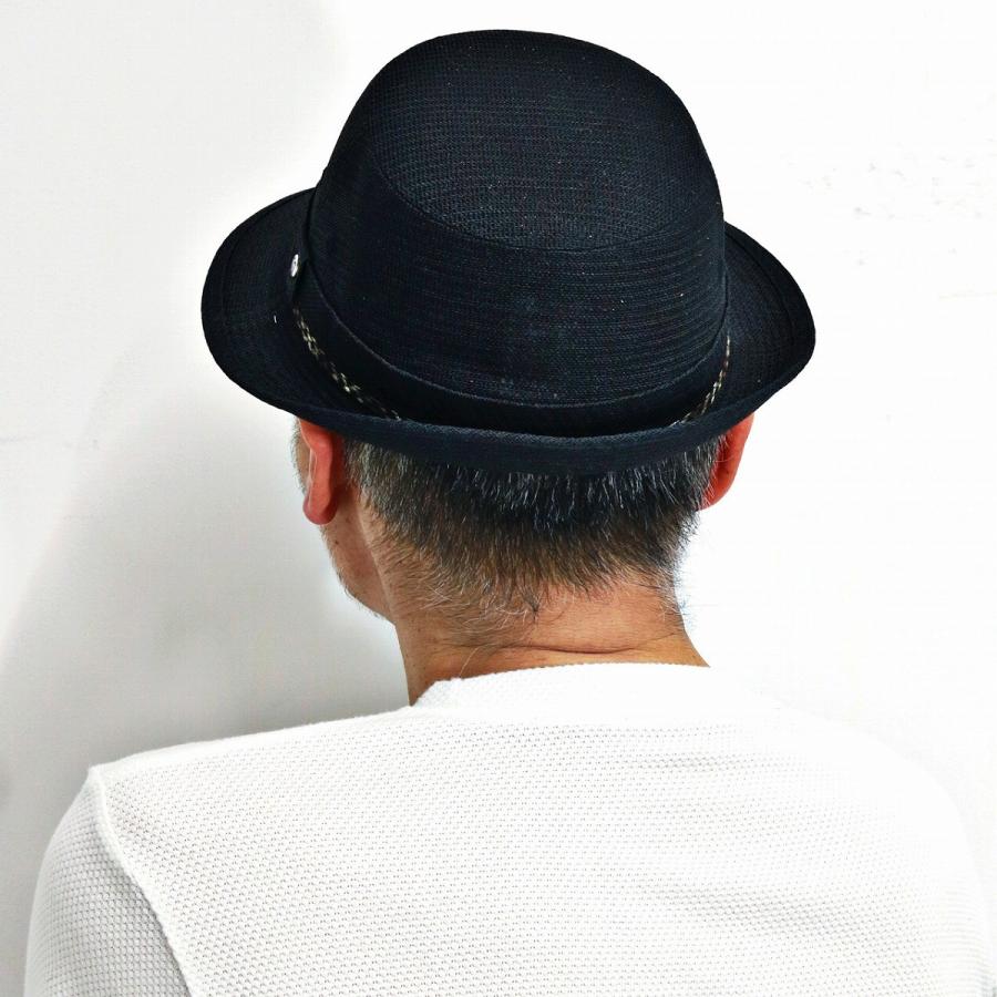 最高級のスーパー最高級のスーパー帽子 メンズ ハット DAKS アルペンハット メッシュ ブラック 財布、帽子、ファッション小物 