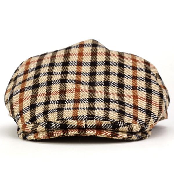 DAKS（ダックス） ハンチング ウールタータン 秋冬 メンズ 帽子 ハウス
