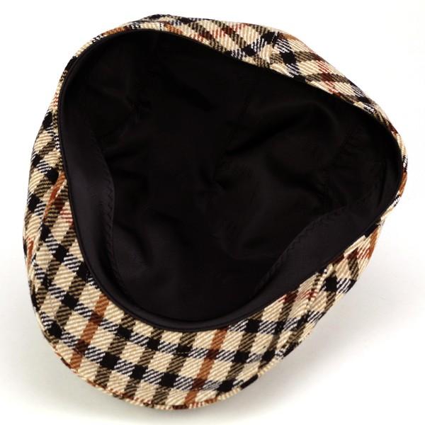 DAKS（ダックス） ハンチング ウールタータン 秋冬 メンズ 帽子 ハウス