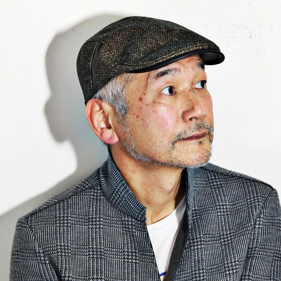 Daks ヘリンボンツイード 転写 プリント ハンチング 帽子 メンズ レディース サイズ調節 ダックス ハンチングキャップ 秋冬 日本製 ハンチング帽 ブラウン 茶 D3611 061 Elehelm帽子通販専門店 通販 Yahoo ショッピング