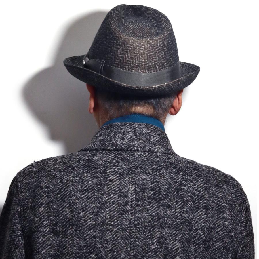 DELAY by Win & Sons/ディレイ 　中折れハット DAKS（ダックス） 紳士 中折れハット 帽子 ハット 冬 中折れ帽