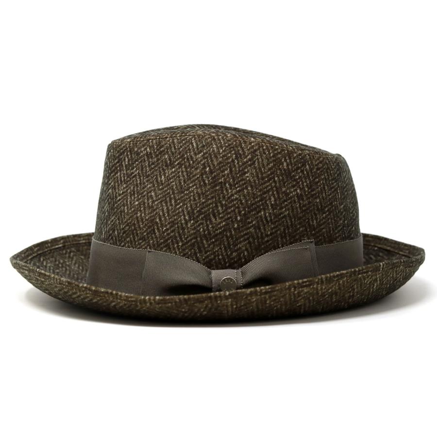 DAKS 中折れハット メンズ ハット 秋冬 へリンボーン ダックス DAKS 中折れハット メンズ ハット 秋冬 へリンボーン ダックス