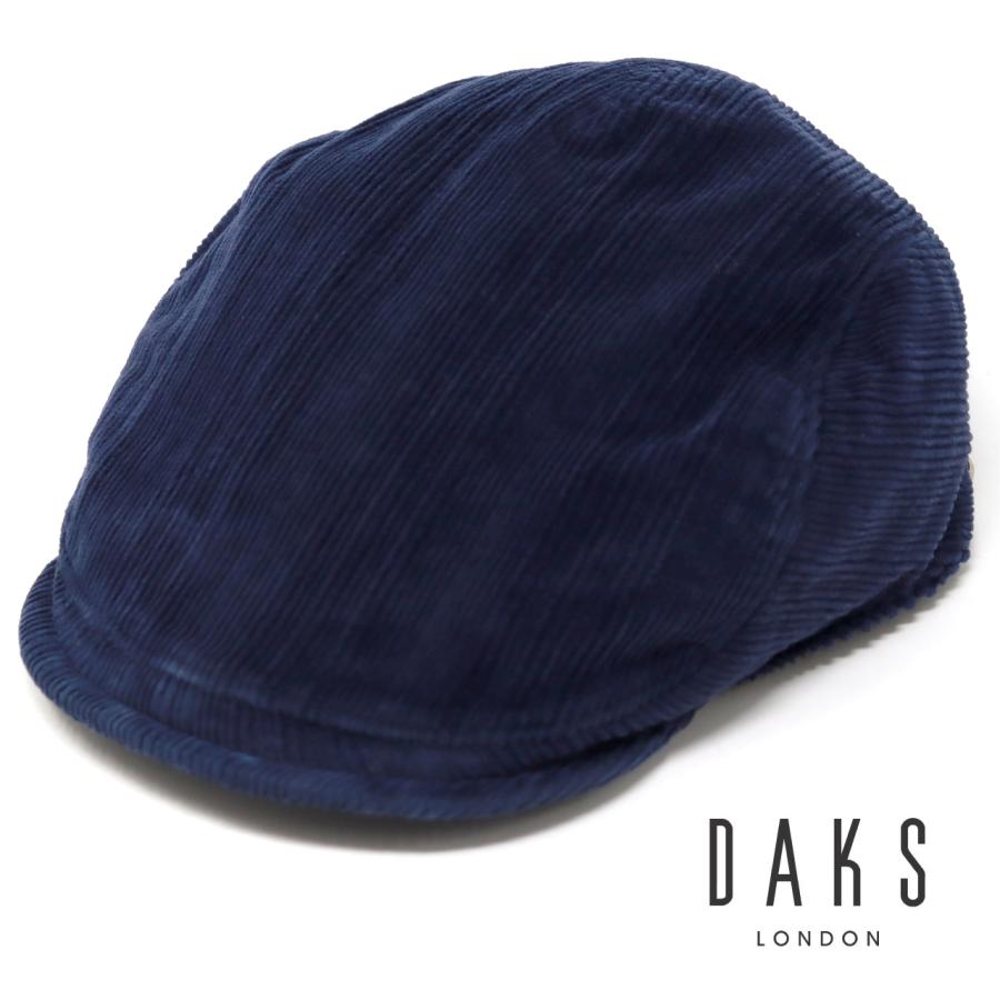 DAKS（ダックス） ハンチング メンズ コーデュロイ チェック 秋冬