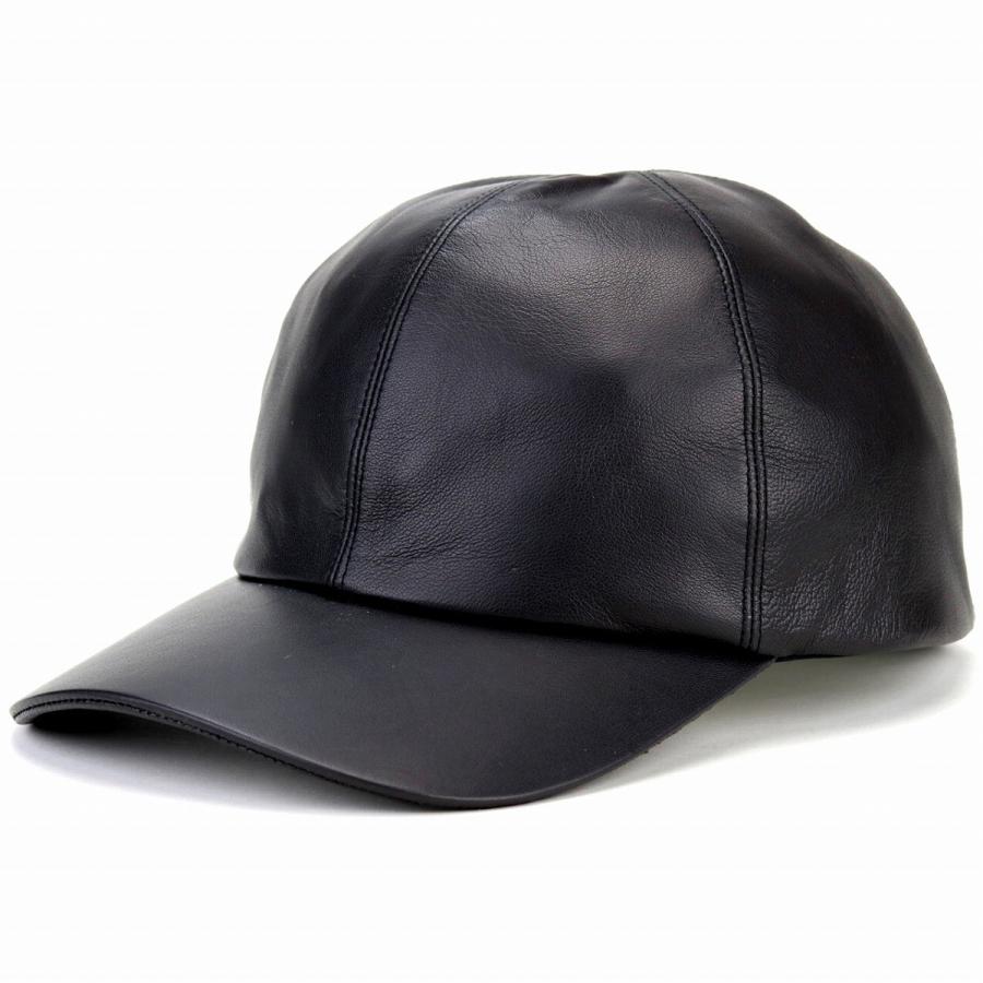 Daks 牛革 レザー キャップ メンズ レディース ダックス 帽子 サイズ調節 ベースボールキャップ 秋冬 日本製 黒 ブラック D3680 011 Elehelm帽子通販専門店 通販 Yahoo ショッピング
