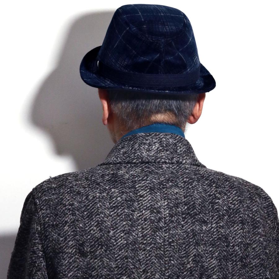 DAKS（ダックス） 帽子 ハット メンズ 男性 秋冬 ベルベット アルペン