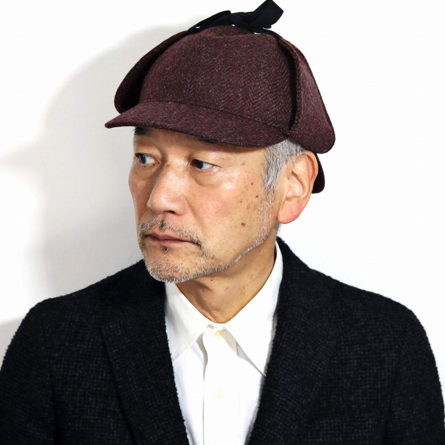 DAKS daks メンズ ディアストーカーハット ツイード 生地 DAKS daks メンズ ディアストーカーハット ツイード 生地