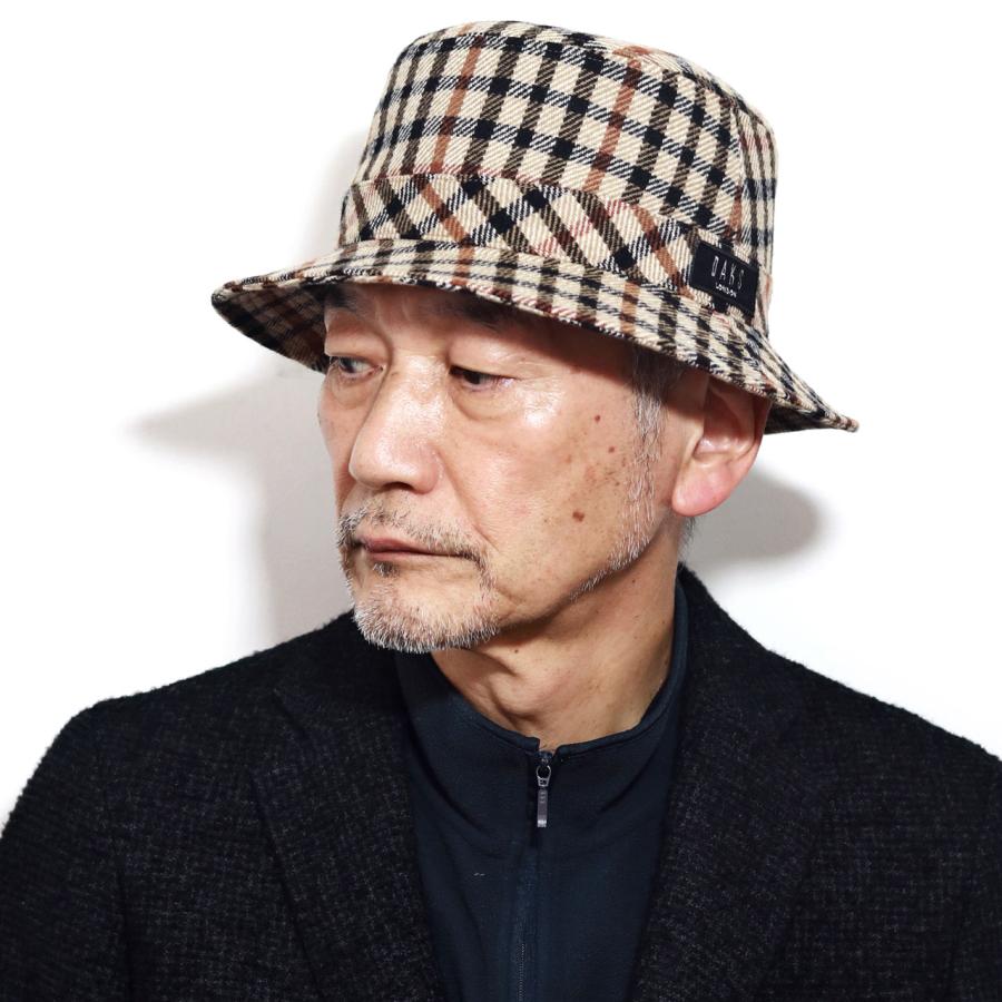 DAKS（ダックス） ハウスチェック ハット サハリ メンズ 紳士 帽子
