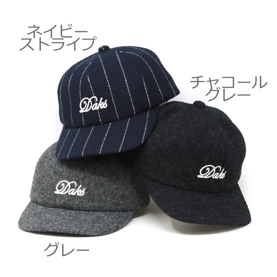 新品タグ付【希少】名球会支給　デッドストック　キャップ　帽子　長嶋　NPB DAKS（ダックス） キャップ メンズ 秋冬 ウール 帽子 DAKS MOON JERSEY