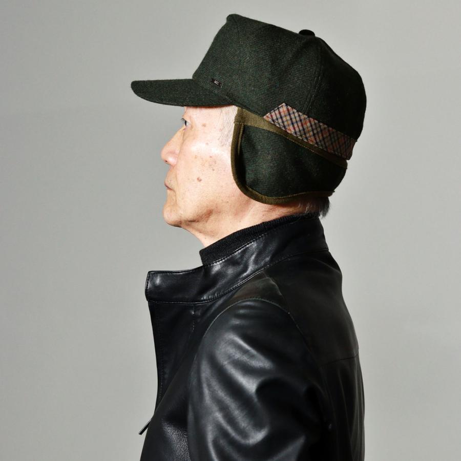 DAKS キャップ メンズ 秋冬 耳当て付き イヤマフ 帽子 ブランド 送料無料 ダックス ウールメランジ ワークキャップ 暖かい M L XL サイズ調整可 / ベージュ ブラウン 茶 [ cadet cap ] 送料無料 クリスマス プレゼント ギフト 男性 誕生日 ギフト包装無料 帽子通販 DAKS（ダックス） キャップ メンズ 秋冬 耳当て付き イヤマフ 帽子