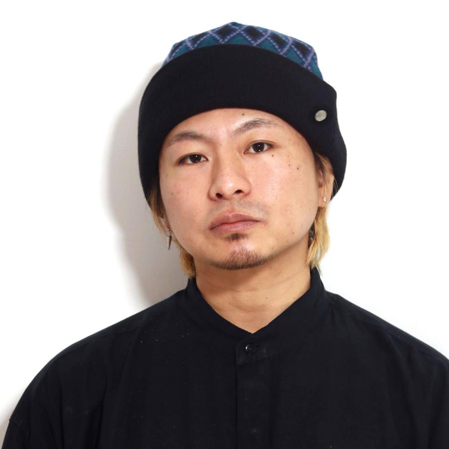 DAKS（ダックス） ハウスチェック ニット メンズ ニット帽 チェック
