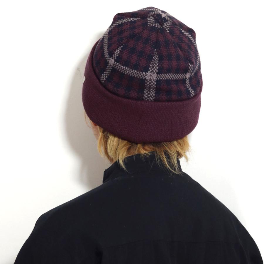 DAKS（ダックス） ハウスチェック ニット メンズ ニット帽 チェック