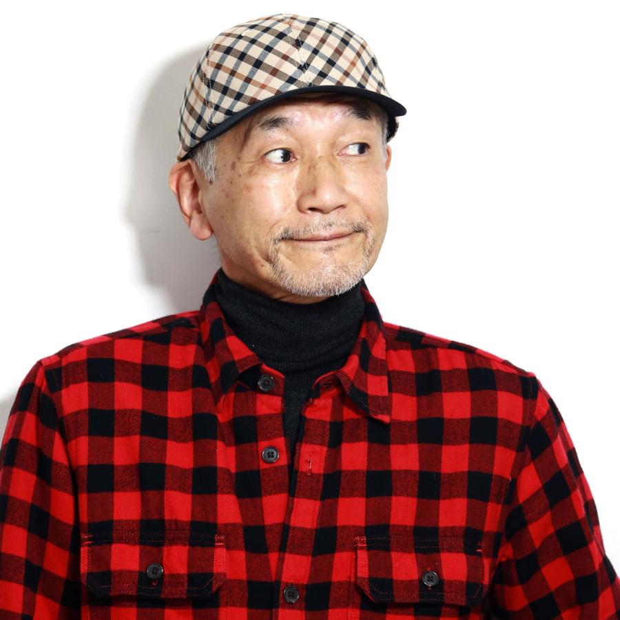 DAKS（ダックス） ハウスチェック メンズ チェック オックス キャップ