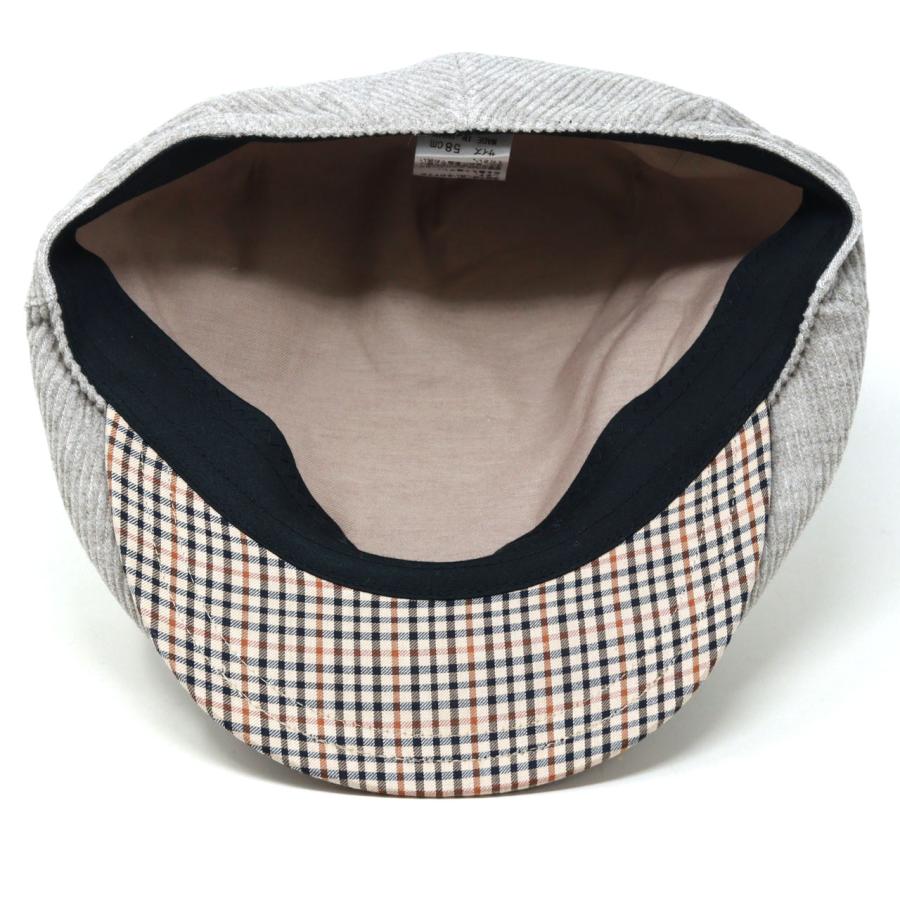 DAKS（ダックス） ハンチング帽 メンズ 英国 コーデュロイ チェック柄