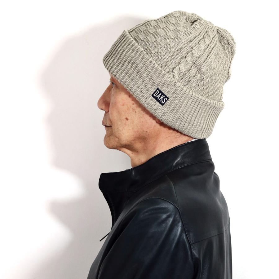 DAKS（ダックス） ウール ニット帽 メンズ ワッチ メンズ 冬 帽子