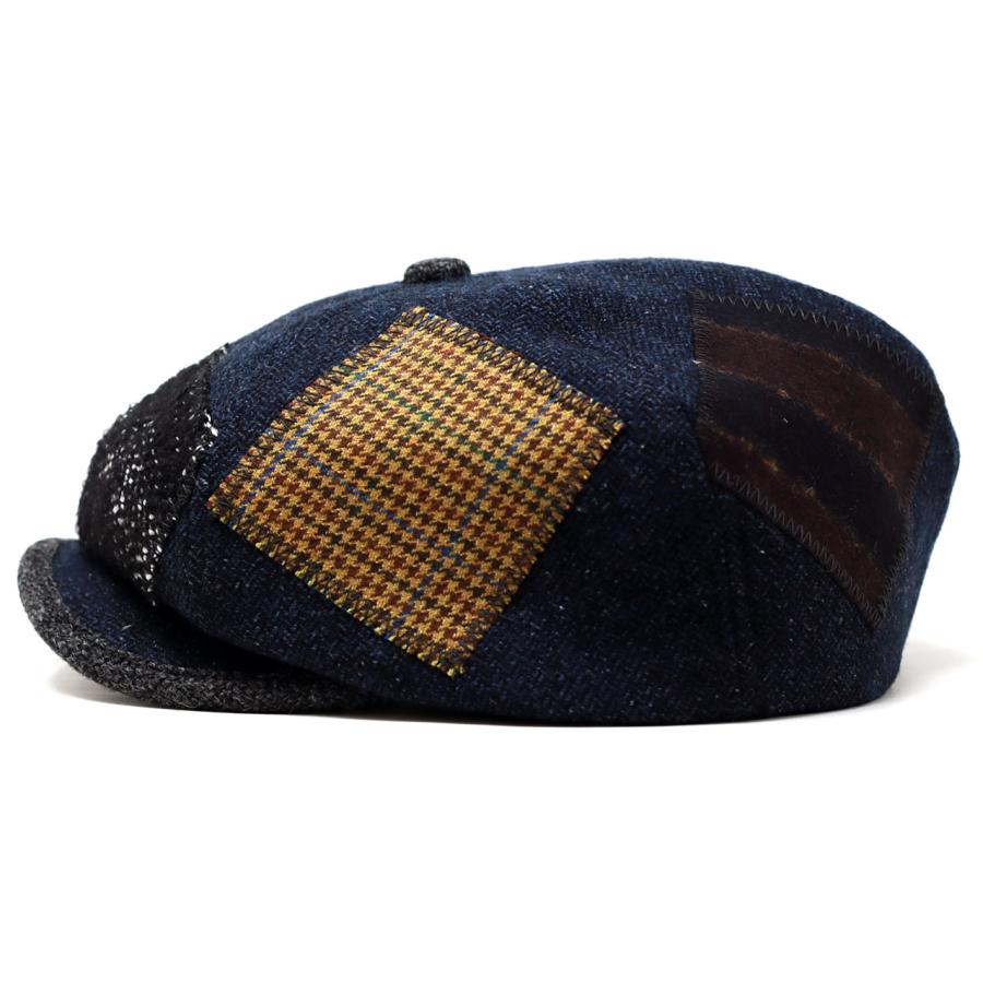 ウール混合 チェック柄 キャスケット Wool check casquette2 / ウール地チェック柄キャスケット