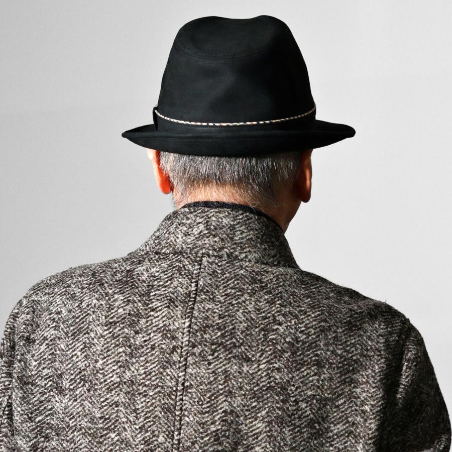 DAKS（ダックス） 帽子 ハット メンズ 中折れハット スエード 紳士